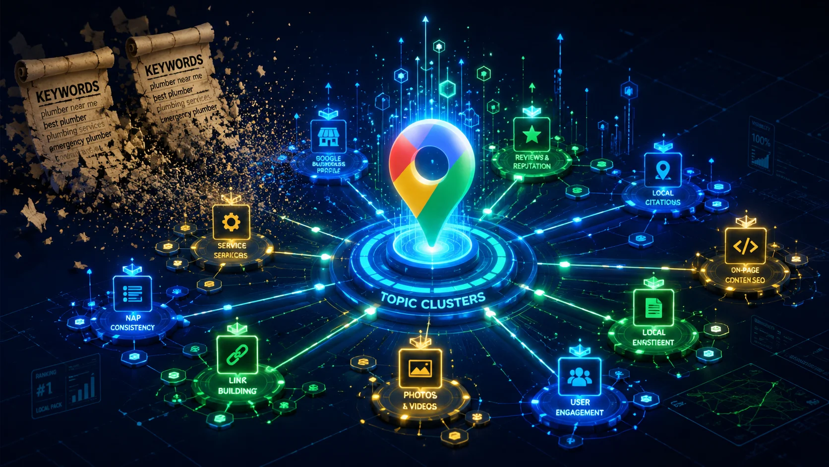 Entity-Based Local SEO: Moving Beyond Keywords to Topic Clustering